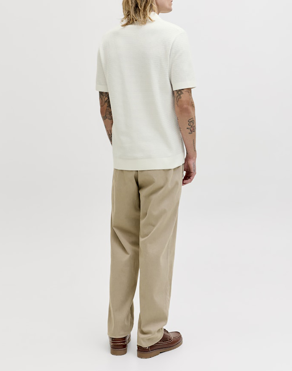 JACK&JONES JPRBLURILEY KNIT POLO SS SN