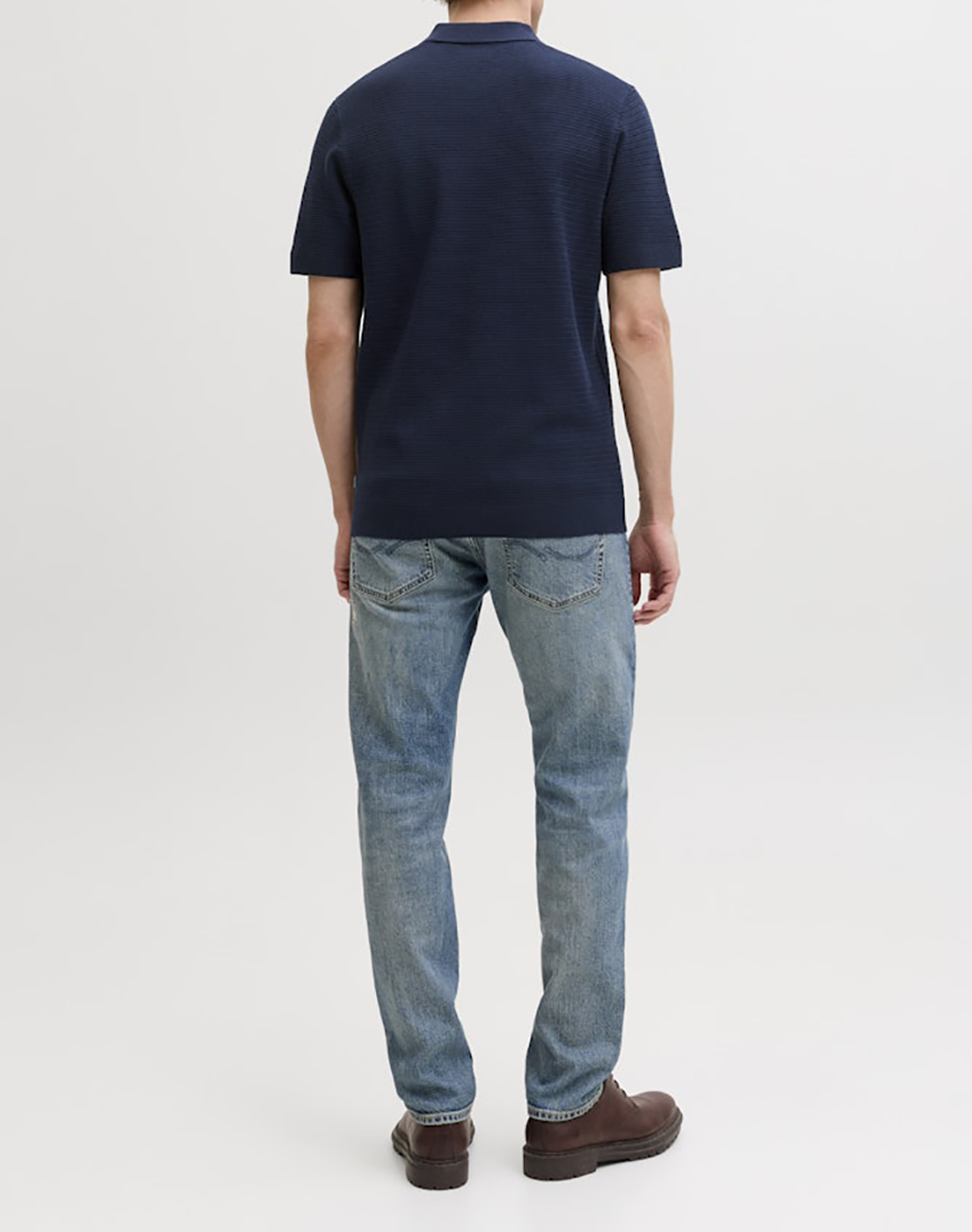 JACK&JONES JPRBLURILEY KNIT POLO SS SN