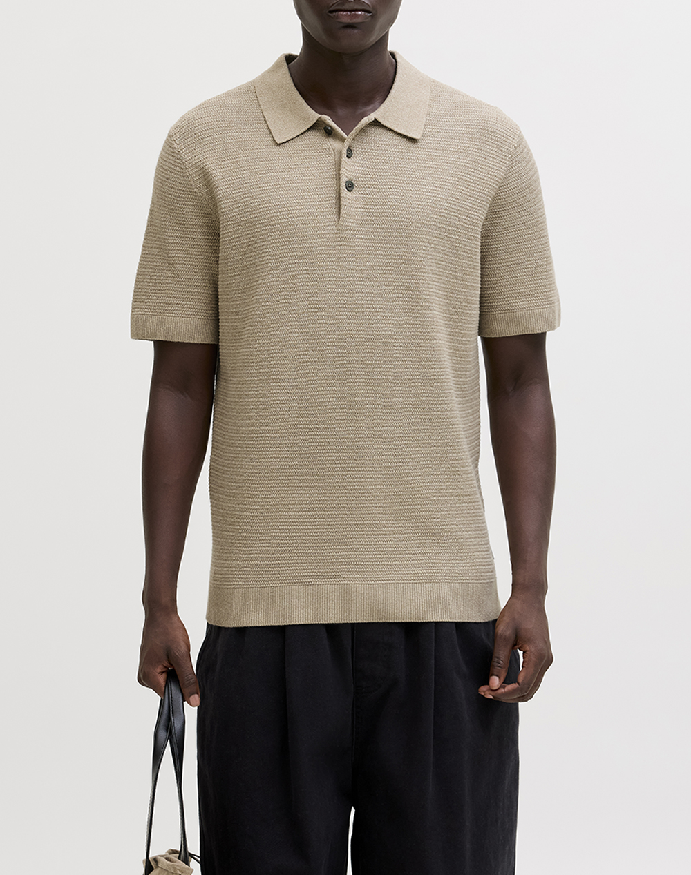 JACK&JONES JPRBLURILEY KNIT POLO SS SN