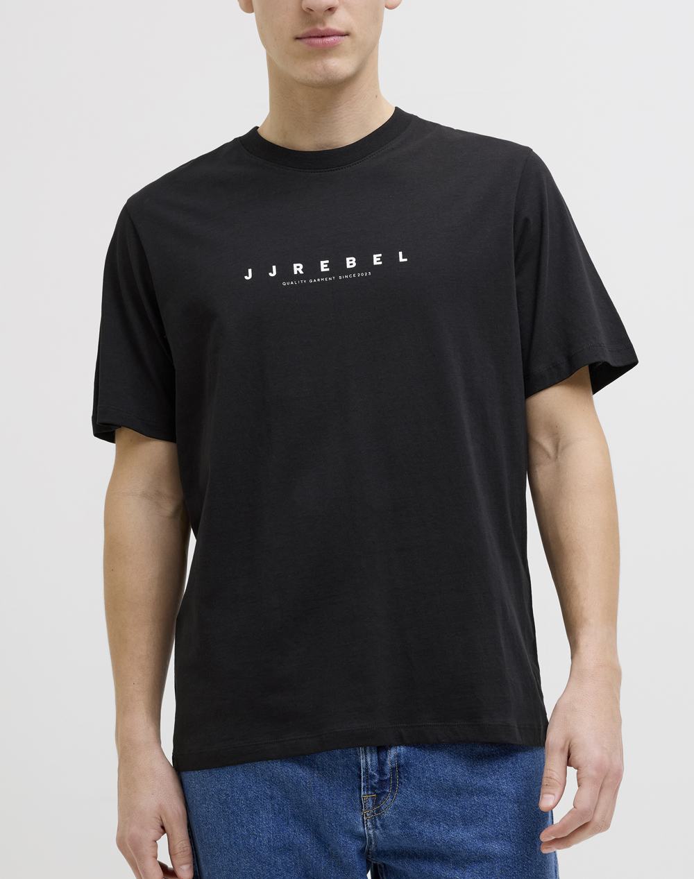 JJREBEL JREBROCKY LOGO TEE SS CREW NECK SN