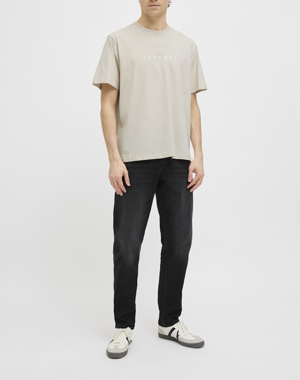 JJREBEL JREBROCKY LOGO TEE SS CREW NECK SN