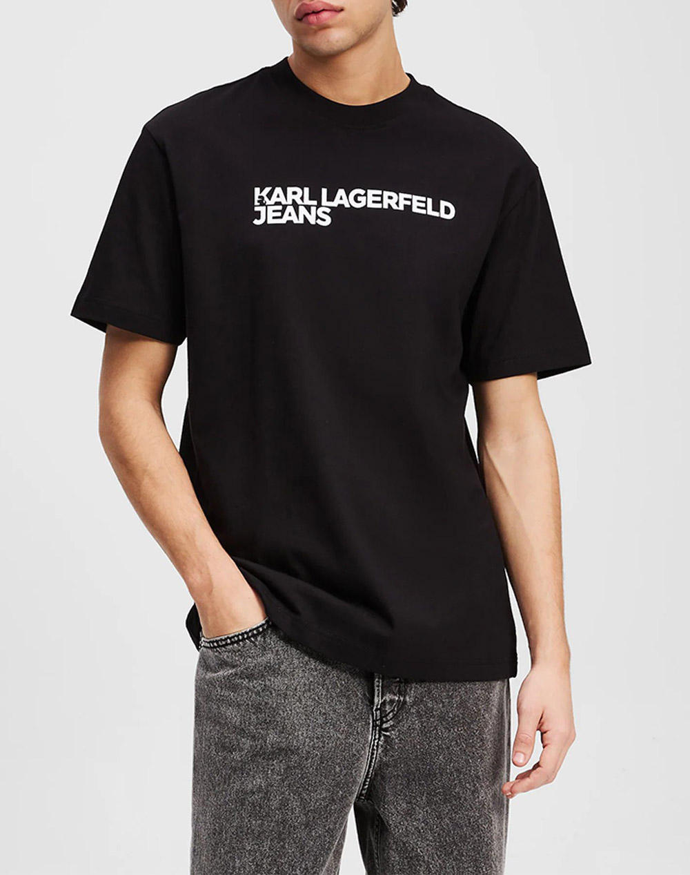 KARL LAGERFELD JEANS KLJ REG SS ESSENTIAL TEE