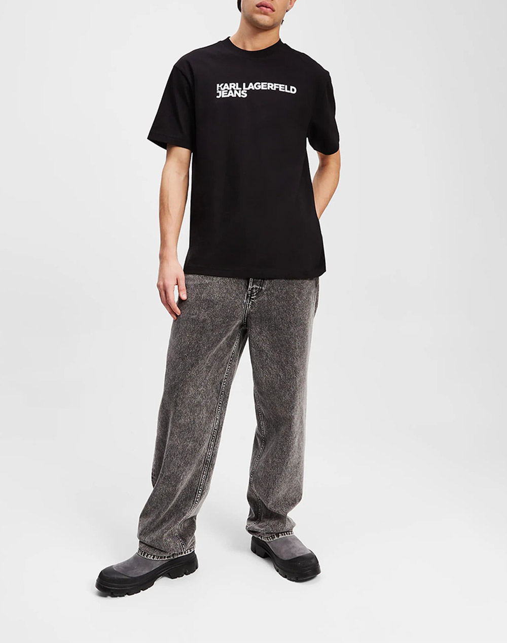 KARL LAGERFELD JEANS KLJ REG SS ESSENTIAL TEE