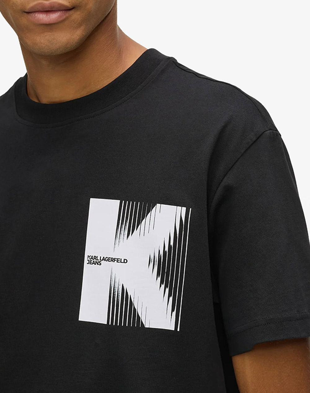 KARL LAGERFELD JEANS KLJ REG SS K LOGO TEE