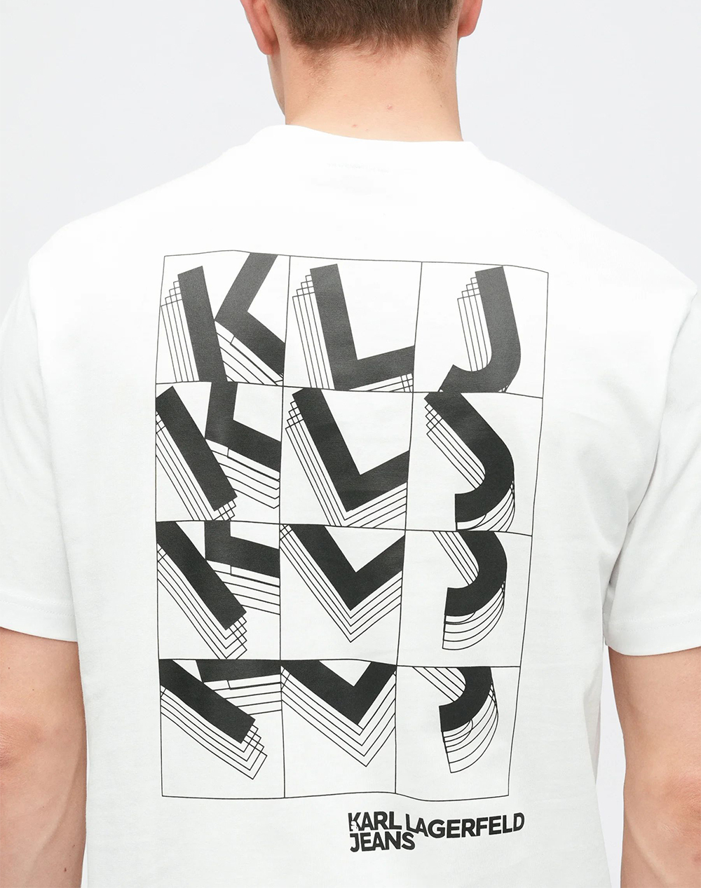 KARL LAGERFELD JEANS KLJ REG SS LETTERS TEE