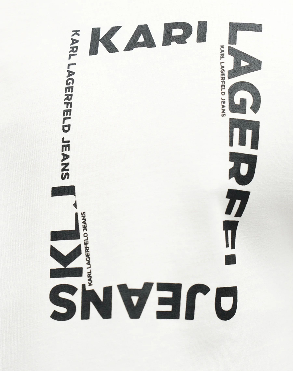 KARL LAGERFELD JEANS KLJ SLIM SS FRAME LOGO TEE