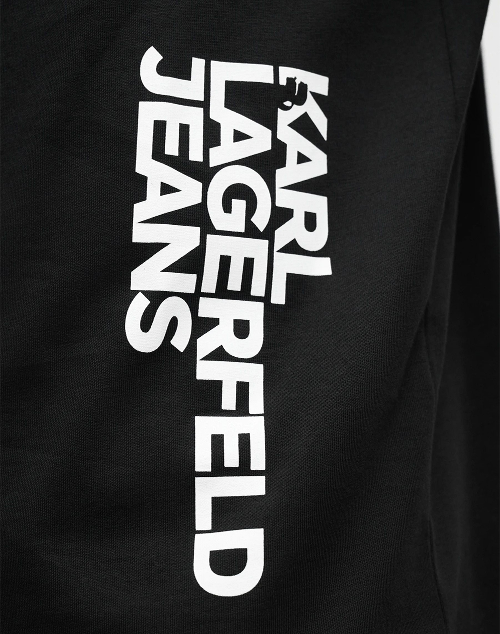 KARL LAGERFELD JEANS KLJ REG VERTICAL LOGO TEE