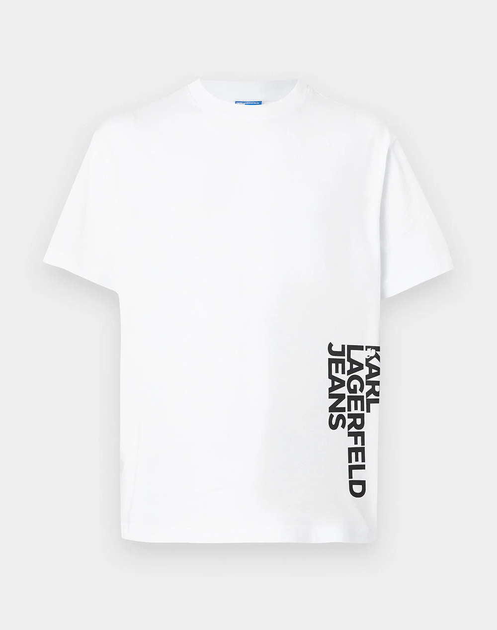 KARL LAGERFELD JEANS KLJ REG VERTICAL LOGO TEE