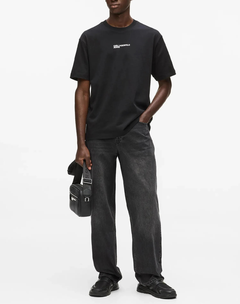 KARL LAGERFELD JEANS KLJ REG BACK FRAME TEE