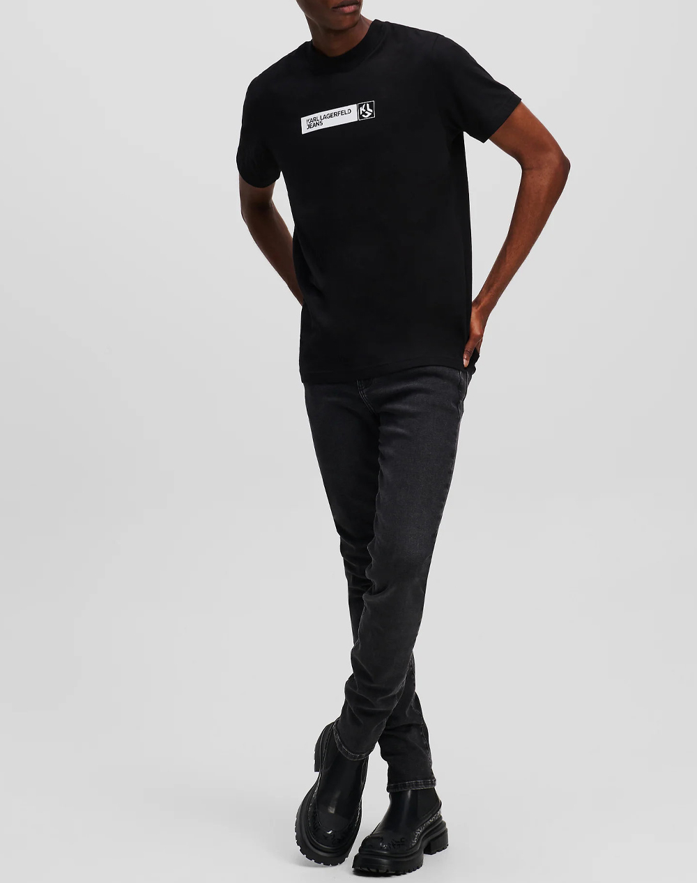 KARL LAGERFELD JEANS KLJ SLIM GRAPHIC TEE
