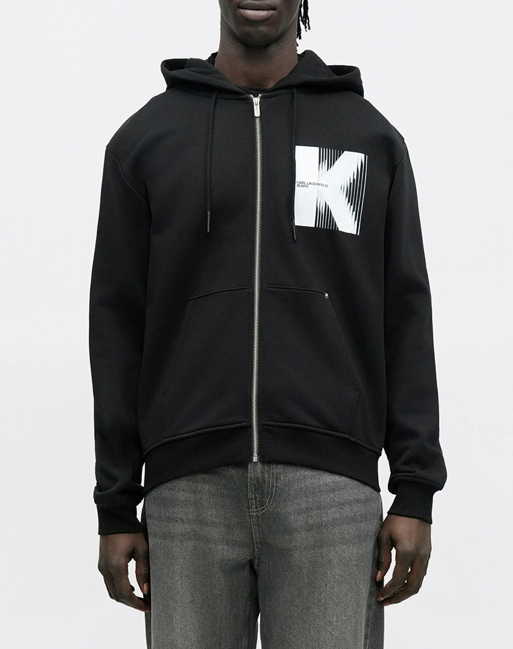 KARL LAGERFELD JEANS KLJ ZIP-UP HOODIE