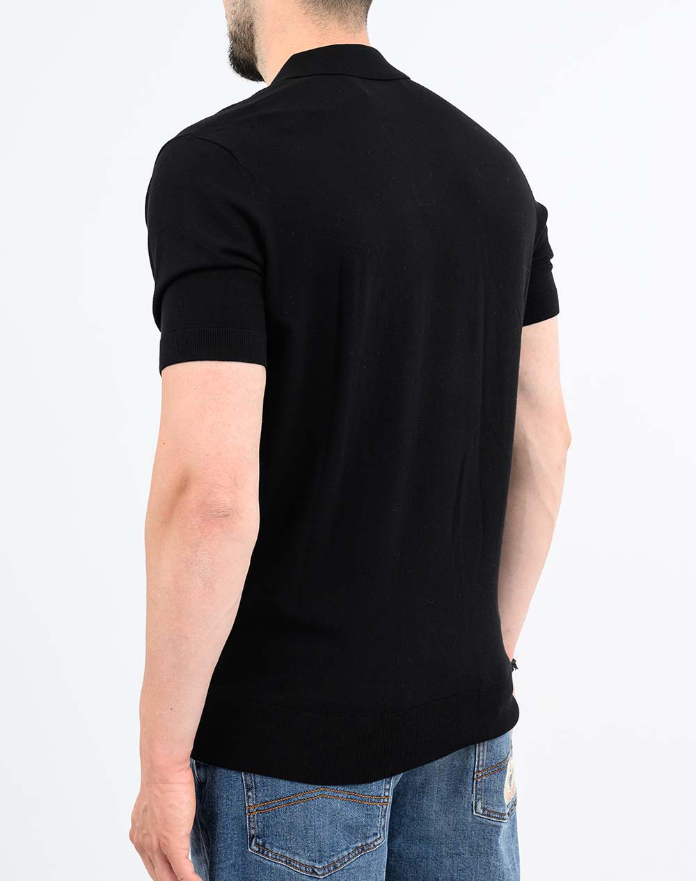 KARL LAGERFELD KNIT POLO 1/2