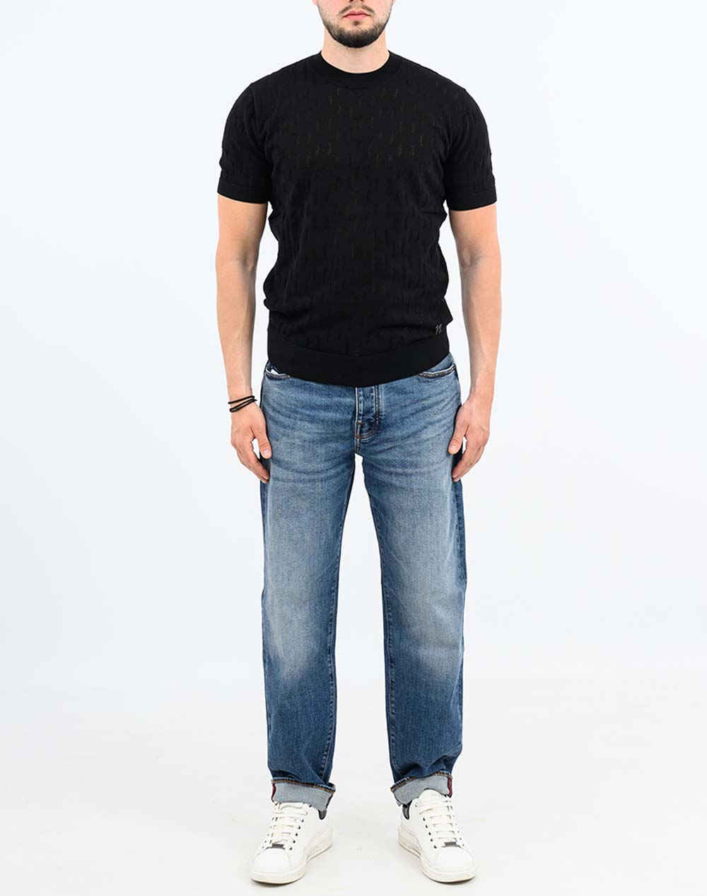 KARL LAGERFELD KNIT CREWNECK 1/2