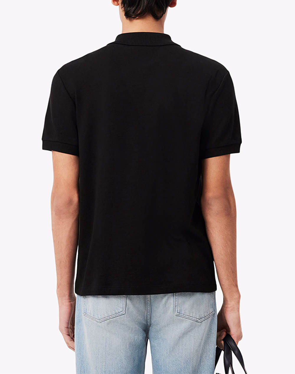 LACOSTE БЛУЗА KMSHORT SLEEVED RIBBED COLLAR SHIRT