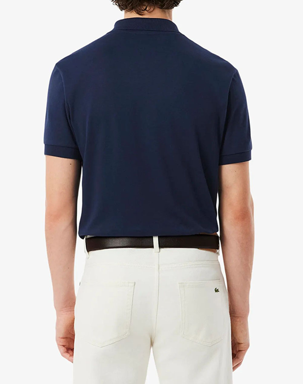 LACOSTE БЛУЗА KMSHORT SLEEVED RIBBED COLLAR SHIRT
