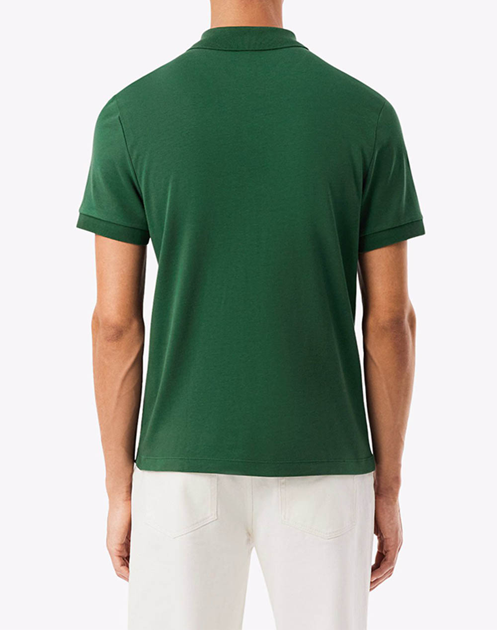 LACOSTE БЛУЗА KMSHORT SLEEVED RIBBED COLLAR SHIRT