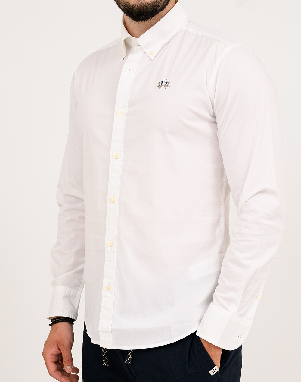 LA MARTINA РИЗА ΜΜ MAN SHIRT L/S POPLIN