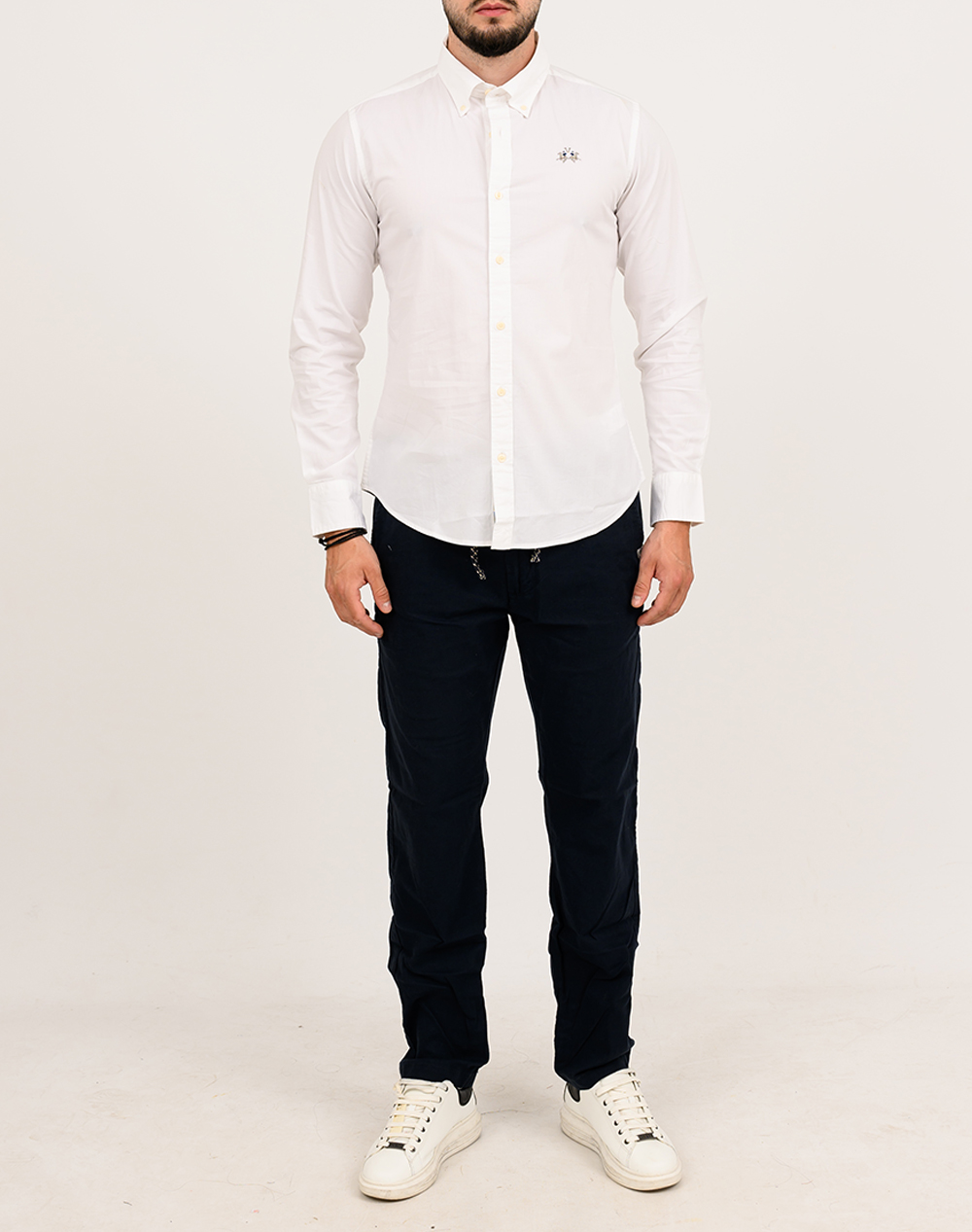 LA MARTINA РИЗА ΜΜ MAN SHIRT L/S POPLIN