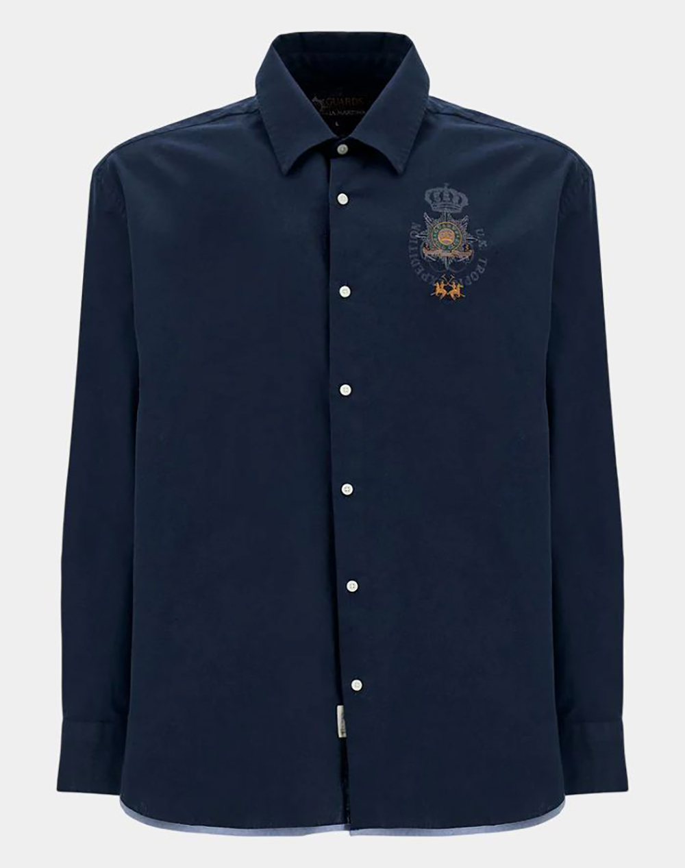 LA MARTINA РИЗА ΜΜ MAN SHIRT L/S LIGHT COTTON LIN