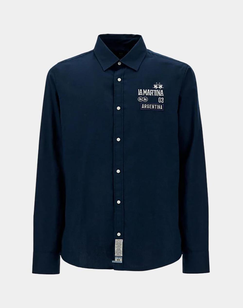 LA MARTINA РИЗА ΜΜ MAN SHIRT L/S LIGHT COTTON LIN
