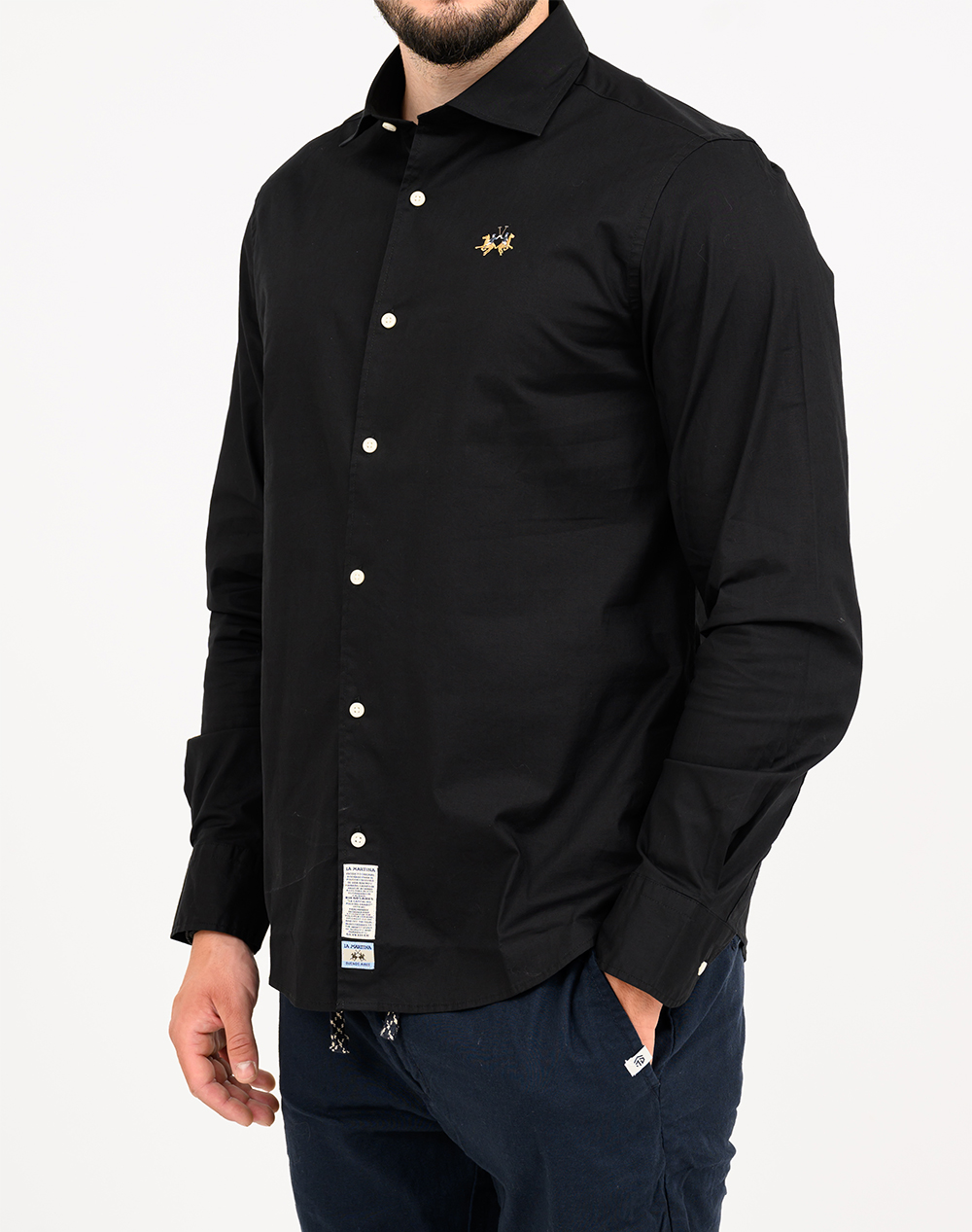 LA MARTINA SHIRT ΜΜ MAN SHIRT L/S POPLIN