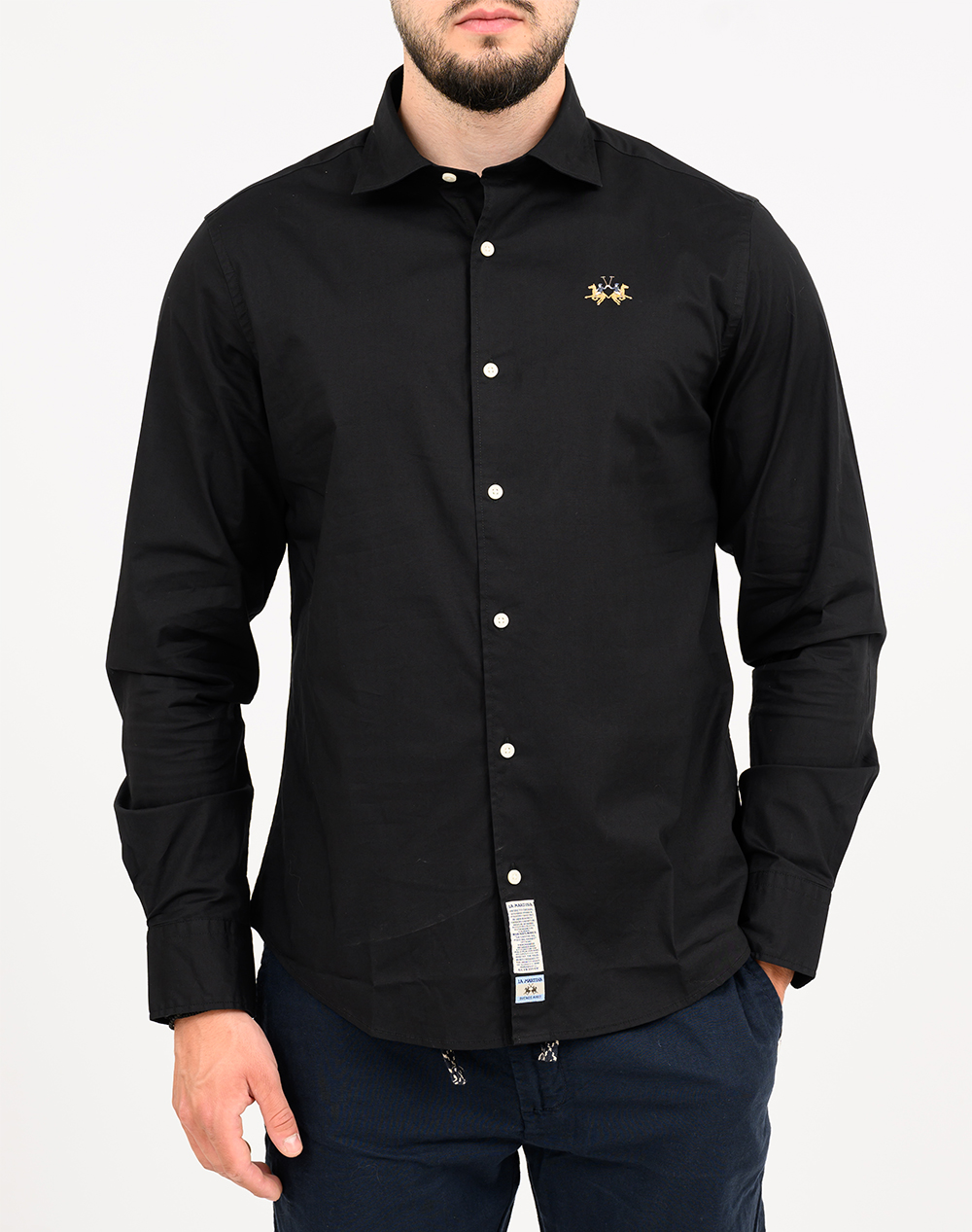 LA MARTINA SHIRT ΜΜ MAN SHIRT L/S POPLIN