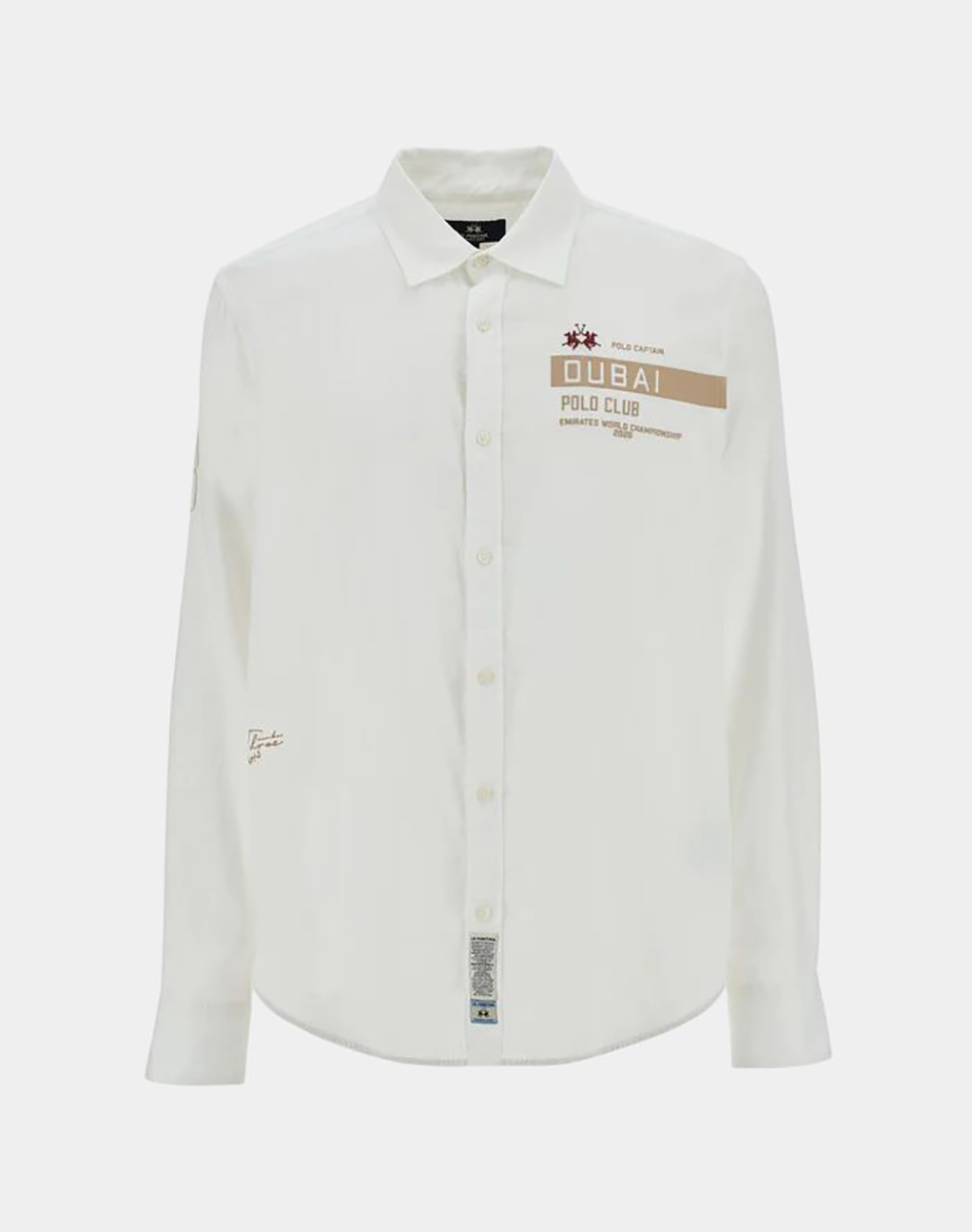 LA MARTINA РИЗА ΜΜ MAN SHIRT L/S LIGHT COTTON LIN