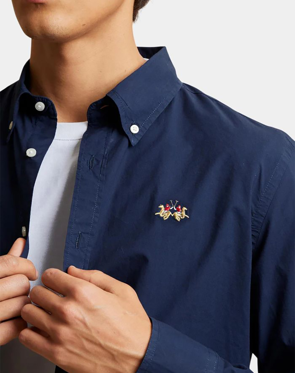 LA MARTINA РИЗА ΜΜ MAN SHIRT L/S POPLIN