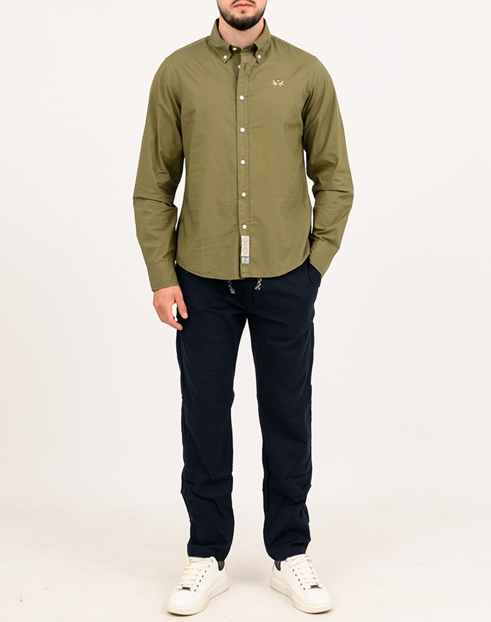 LA MARTINA РИЗА ΜΜ MAN SHIRT L/S POPLIN