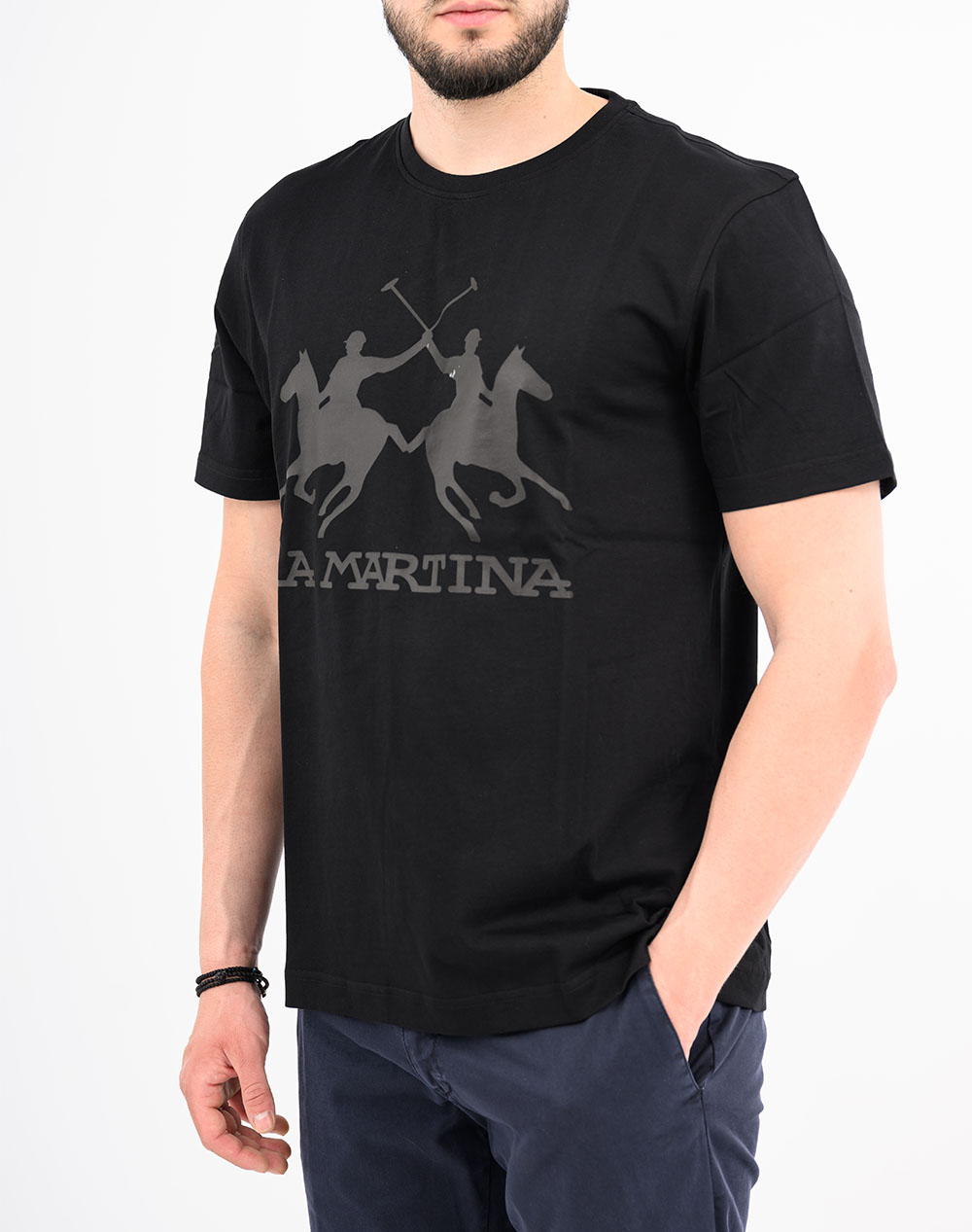 LA MARTINA БЛУЗА T-SHIRT KM MAN S/S TSHIRT JERSEY