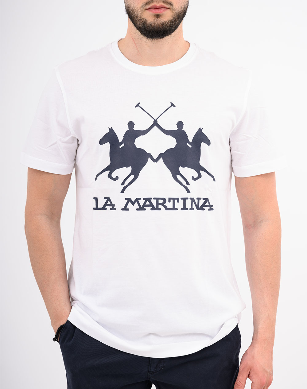 LA MARTINA БЛУЗА T-SHIRT KM MAN S/S TSHIRT JERSEY