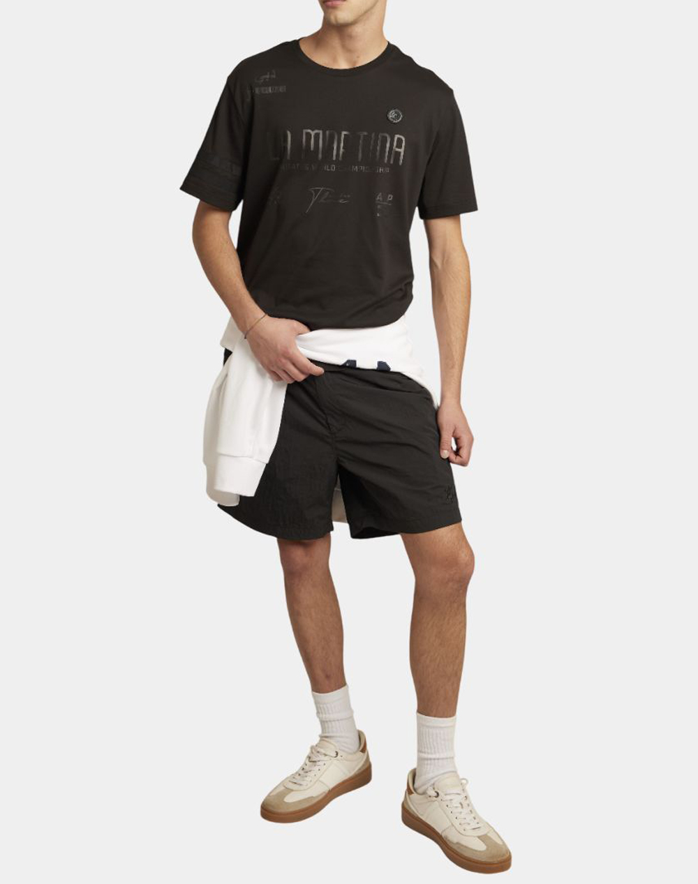 LA MARTINA BLOUSE T-SHIRT ΚΜ MAN T-SHIRT S/SLEEVE SILKY FIN