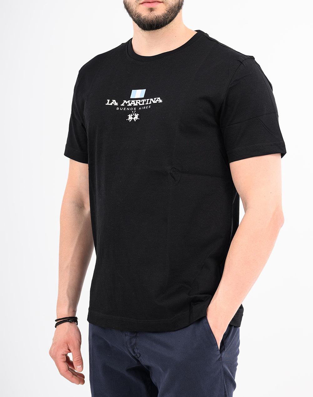 LA MARTINA БЛУЗА T-SHIRT KM MAN S/S TSHIRT JERSEY