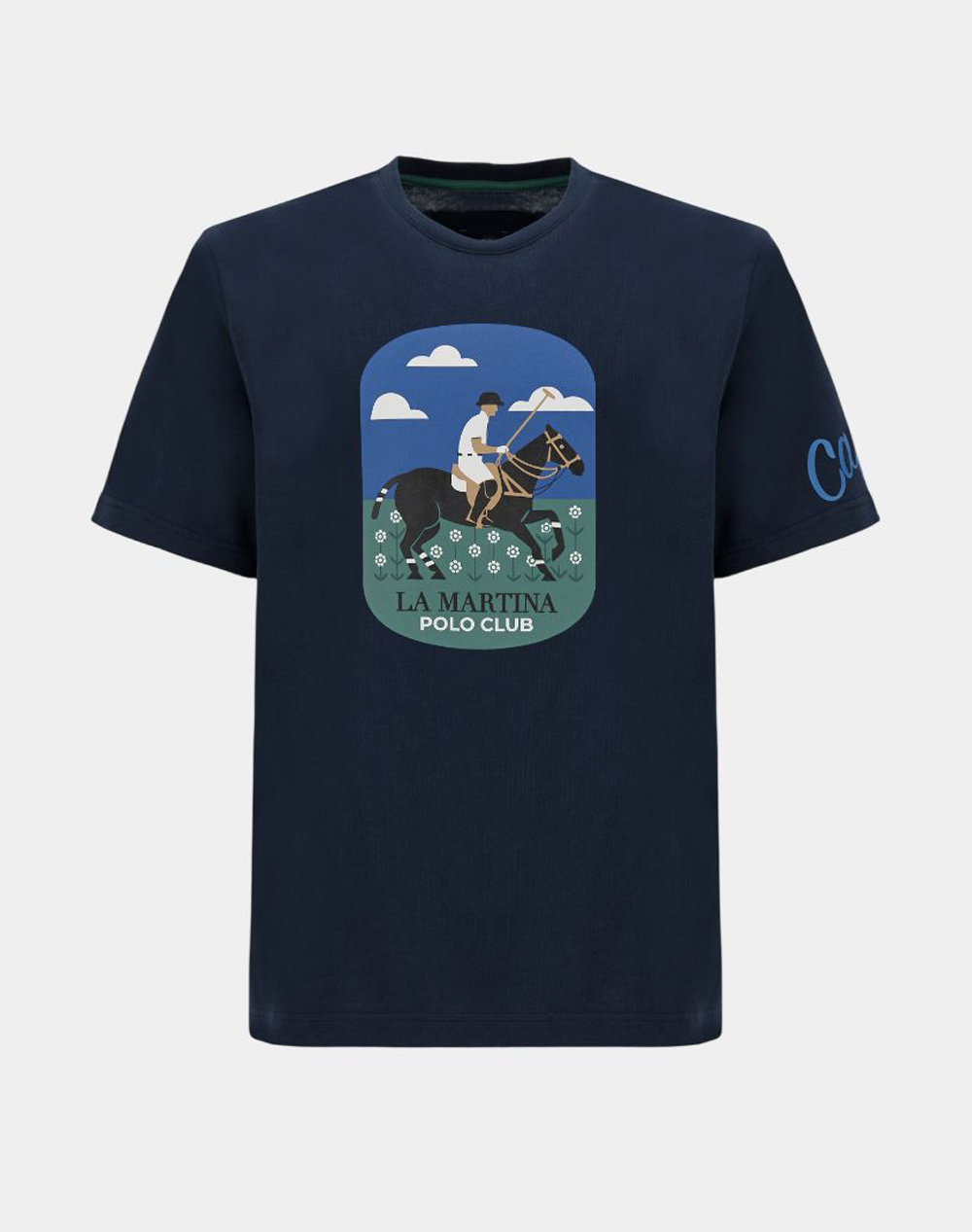 LA MARTINA BLOUSE T-SHIRT ΚΜ MAN T-SHIRT S/S COTTON JERSEY