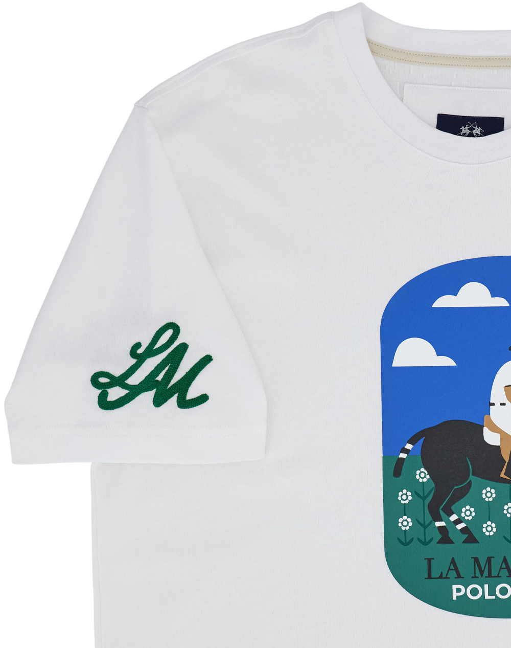 LA MARTINA BLOUSE T-SHIRT ΚΜ MAN T-SHIRT S/S COTTON JERSEY