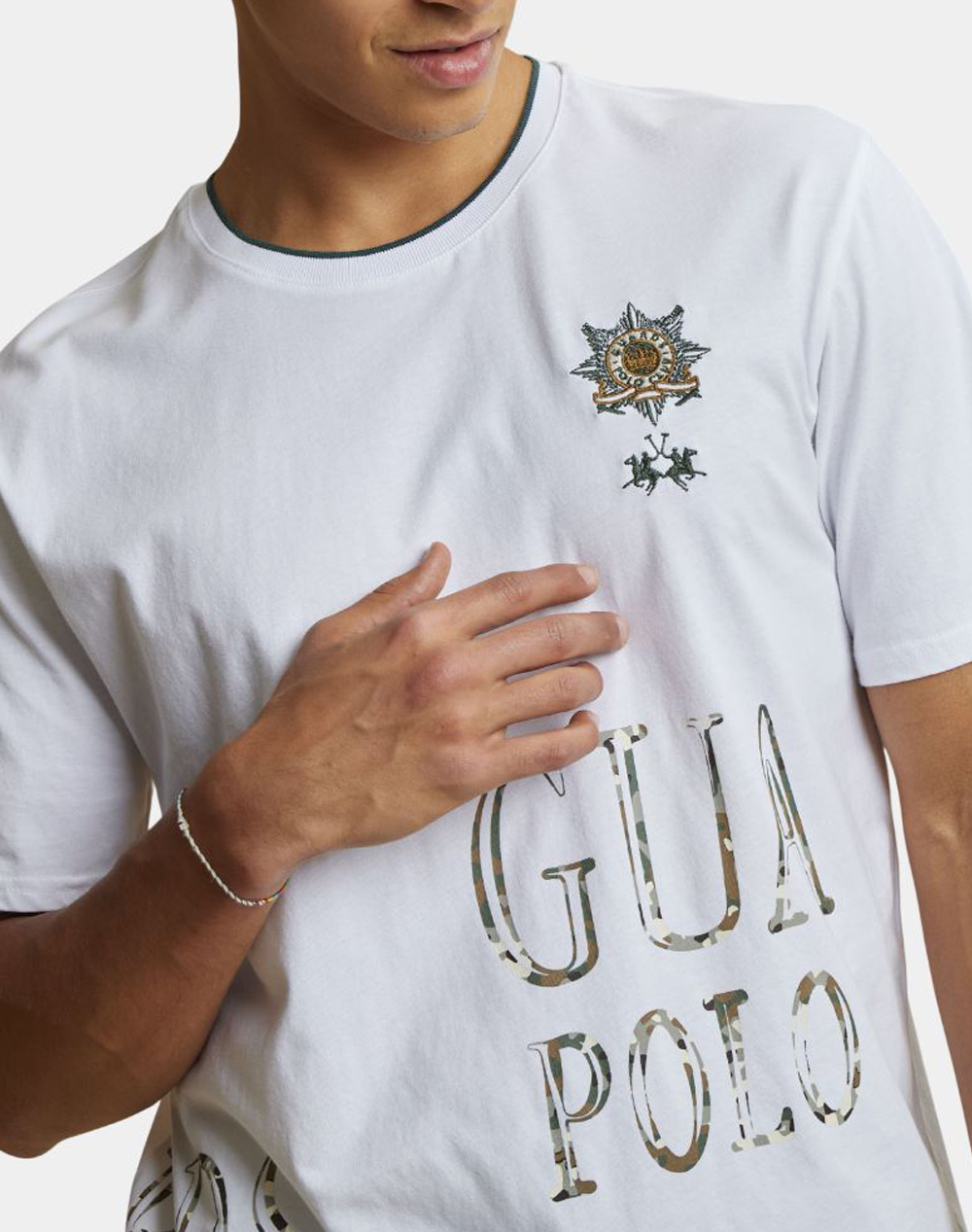 LA MARTINA BLOUSE T-SHIRT ΚΜ MAN S/S SLEEVE JERSEY