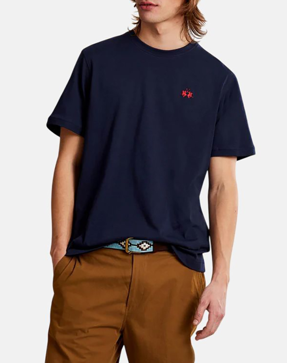 La martina blouse t-shirt κμ man t-shirt jersey male t-shirt синьо