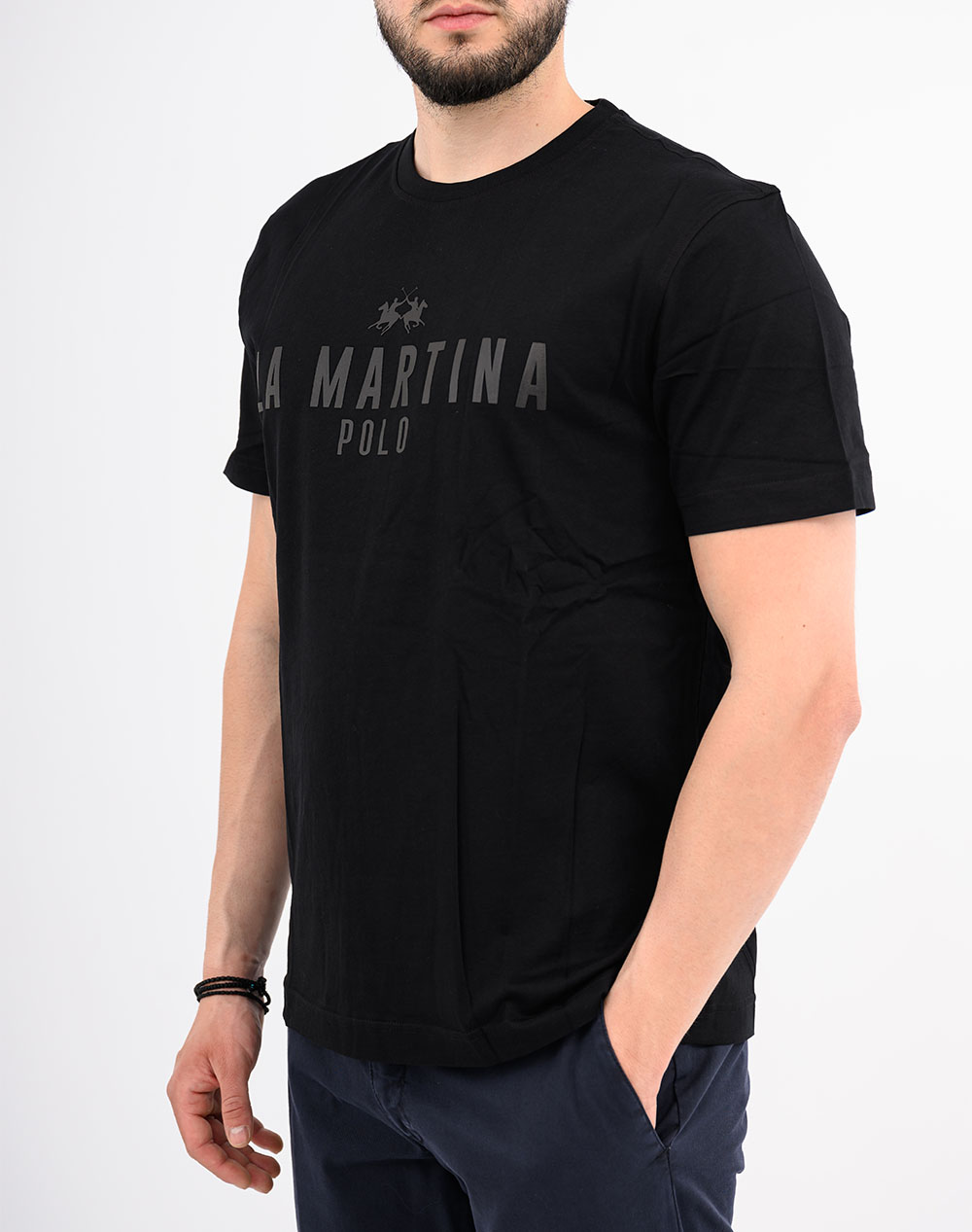 LA MARTINA BLOUSE T-SHIRT ΚΜ MAN S/S TSHIRT JERSEY