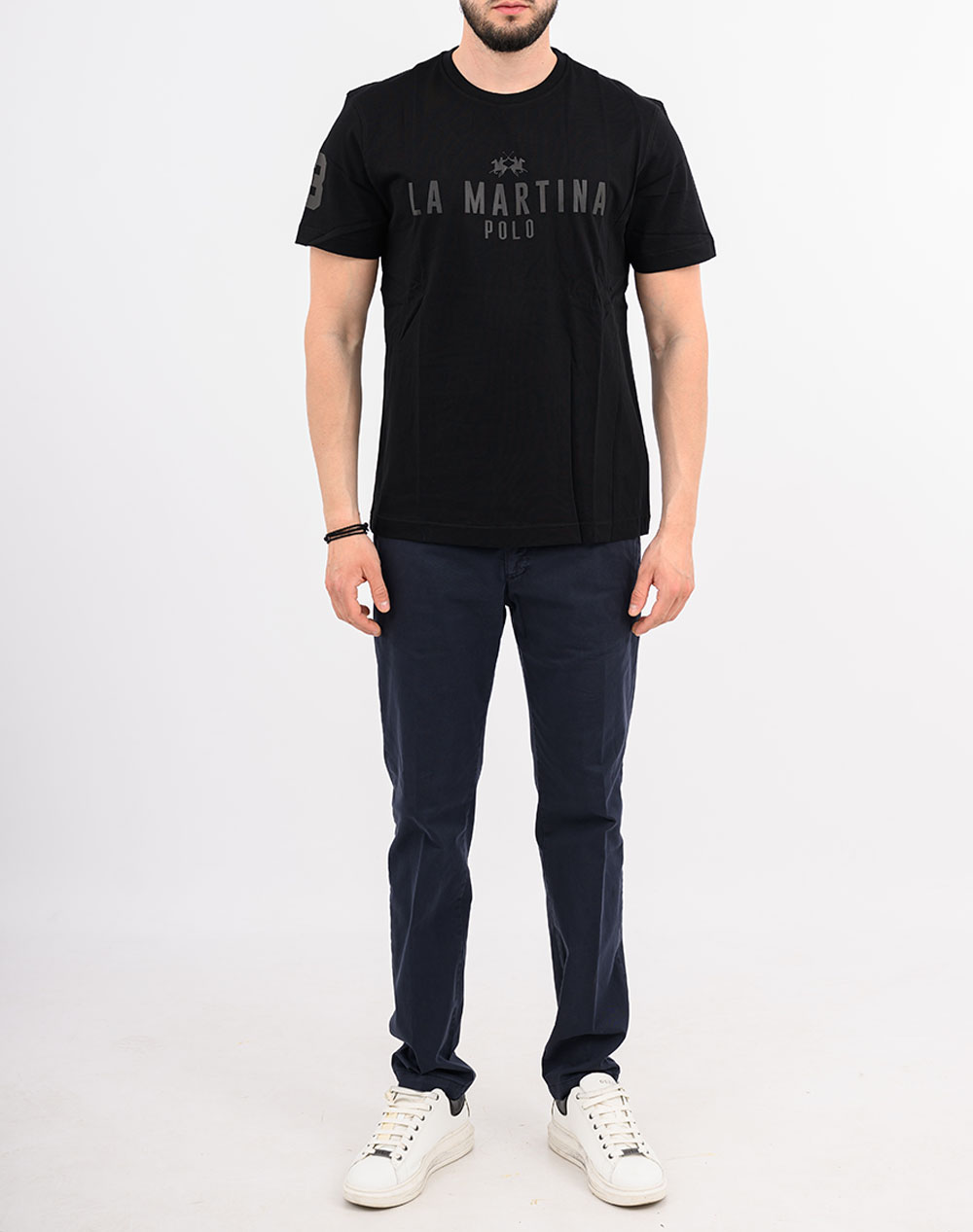 LA MARTINA BLOUSE T-SHIRT ΚΜ MAN S/S TSHIRT JERSEY
