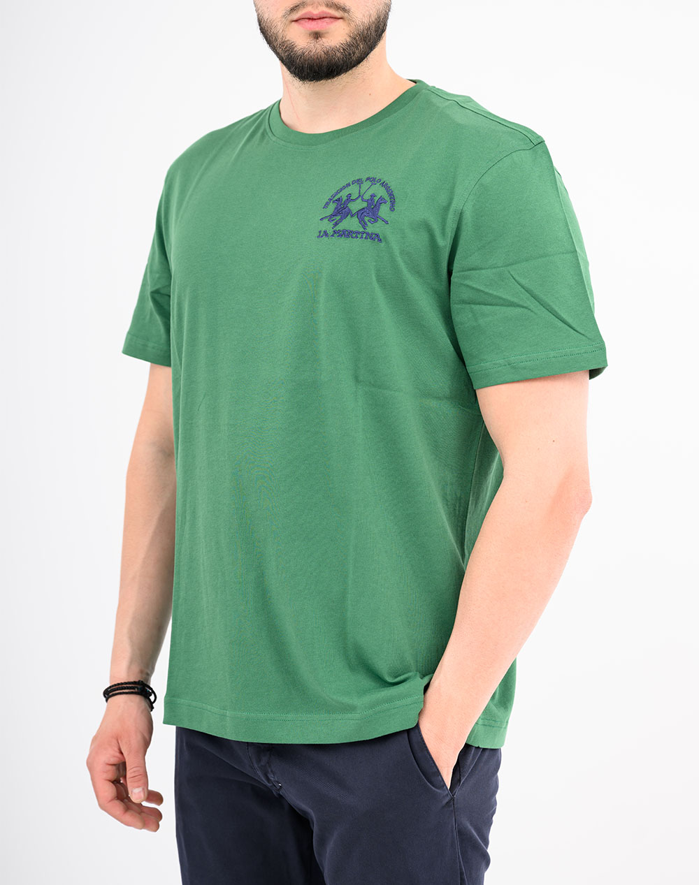 LA MARTINA БЛУЗА T-SHIRT KMMAN S/S TSHIRT JERSEY