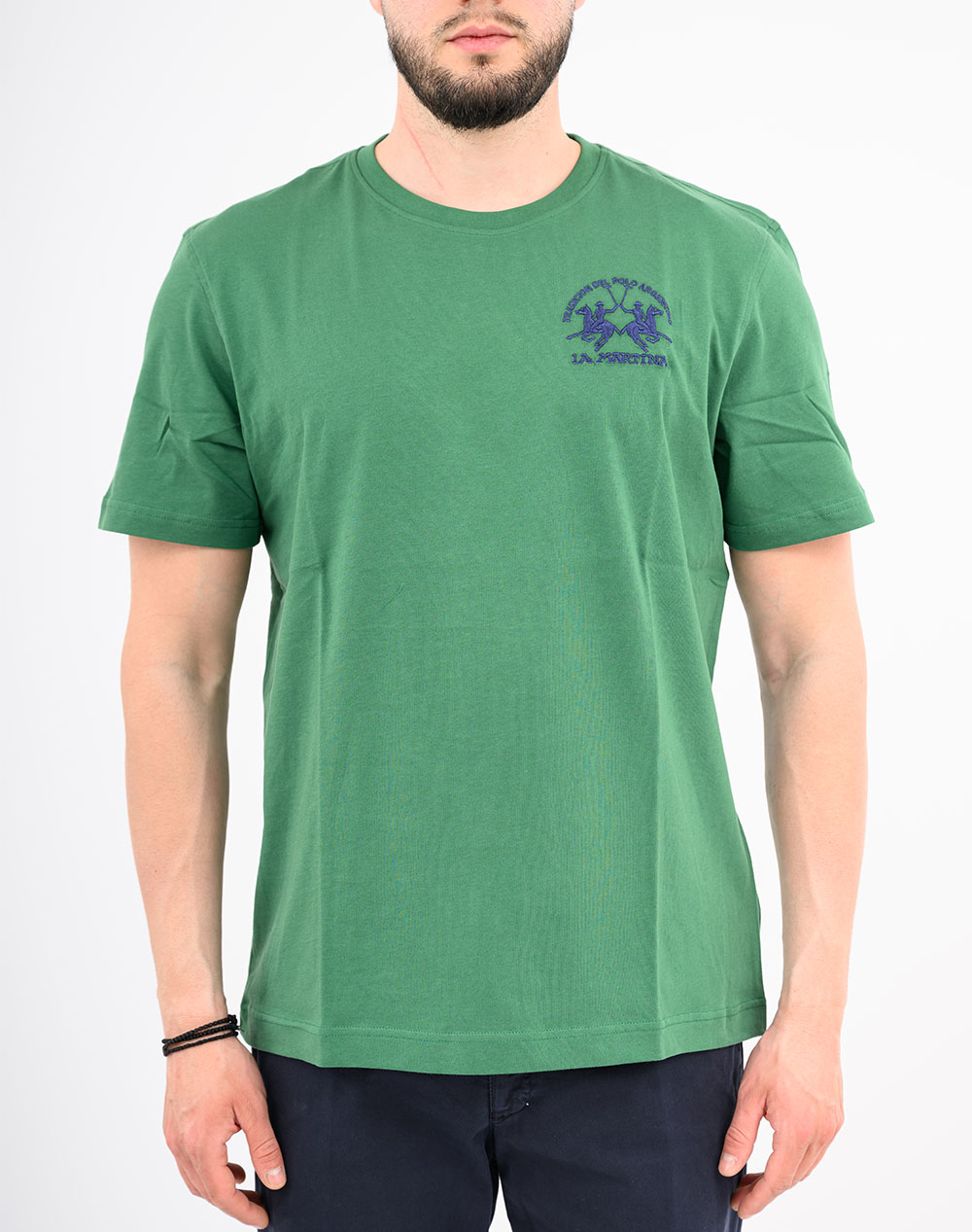 LA MARTINA БЛУЗА T-SHIRT KMMAN S/S TSHIRT JERSEY