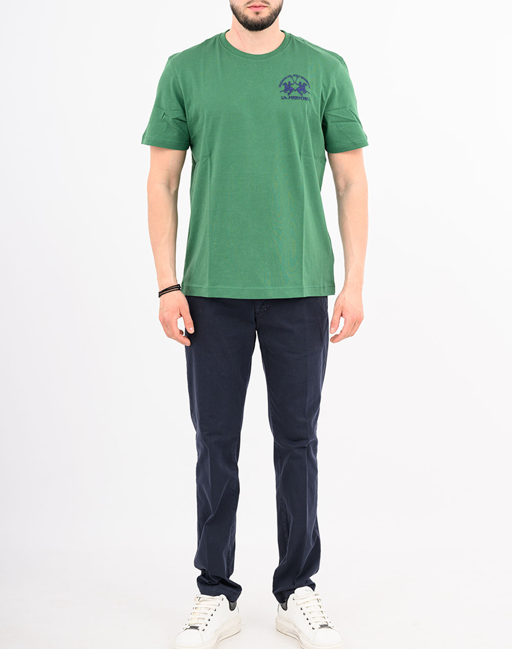 LA MARTINA БЛУЗА T-SHIRT KMMAN S/S TSHIRT JERSEY