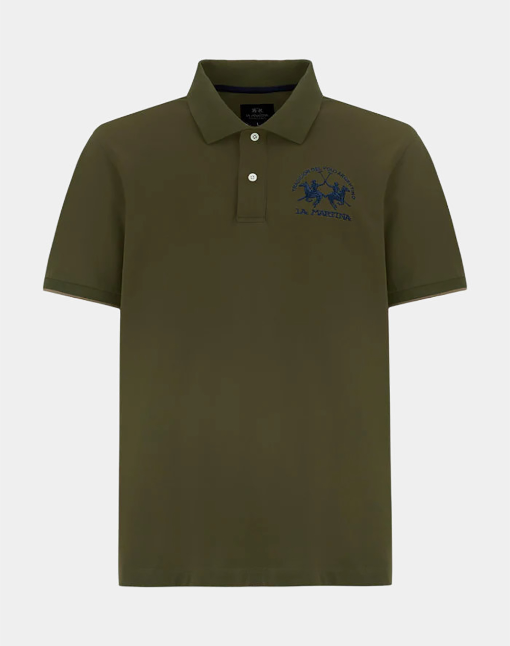 LA MARTINA BLOUSE POLO ΚΜ MAN S/S POLO PIQUET STRETCH