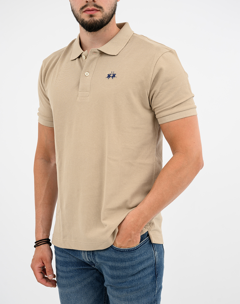 LA MARTINA БЛУЗА POLO KMMAN POLO S/S SLEEVE COTTON PIQ