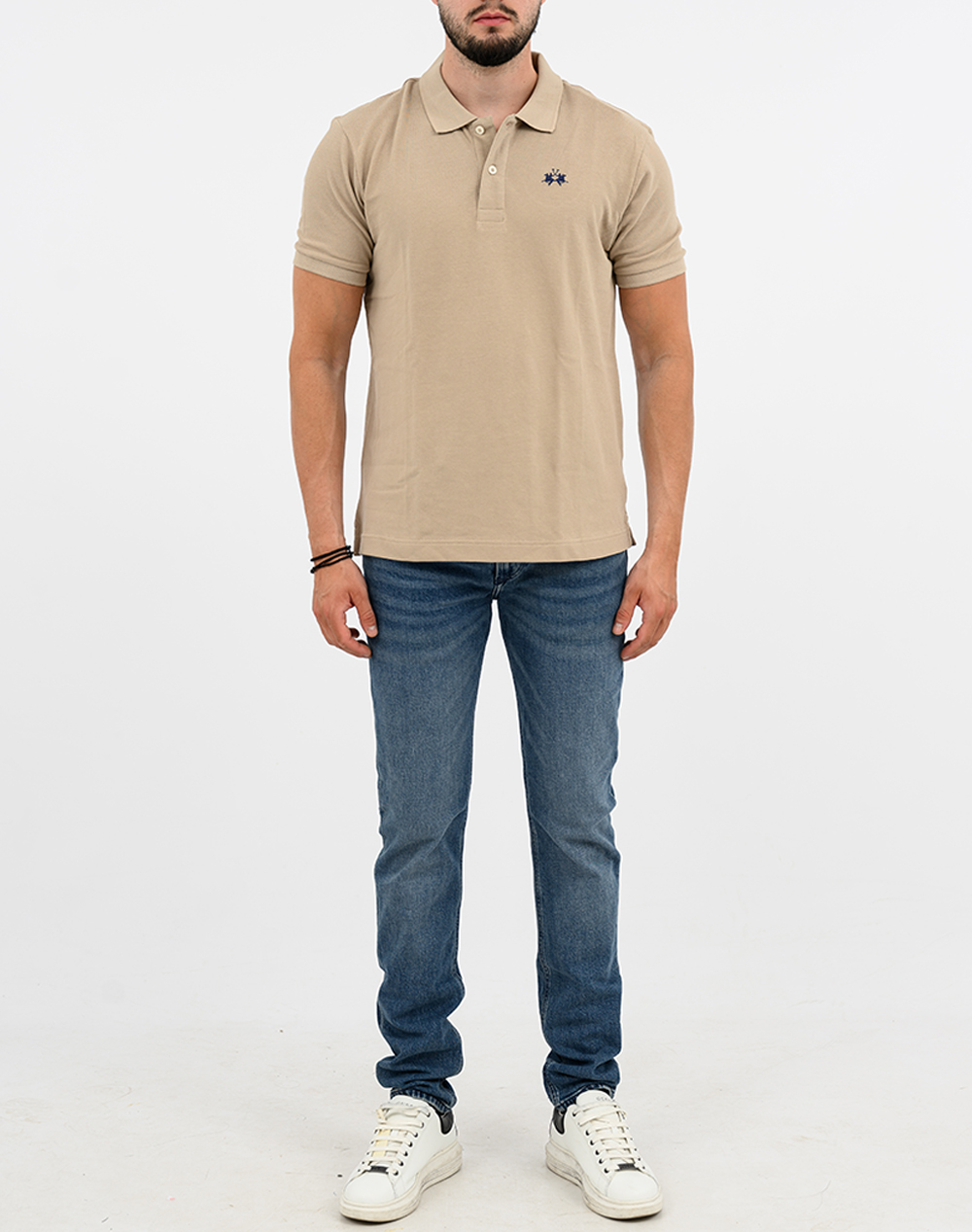 LA MARTINA БЛУЗА POLO KMMAN POLO S/S SLEEVE COTTON PIQ