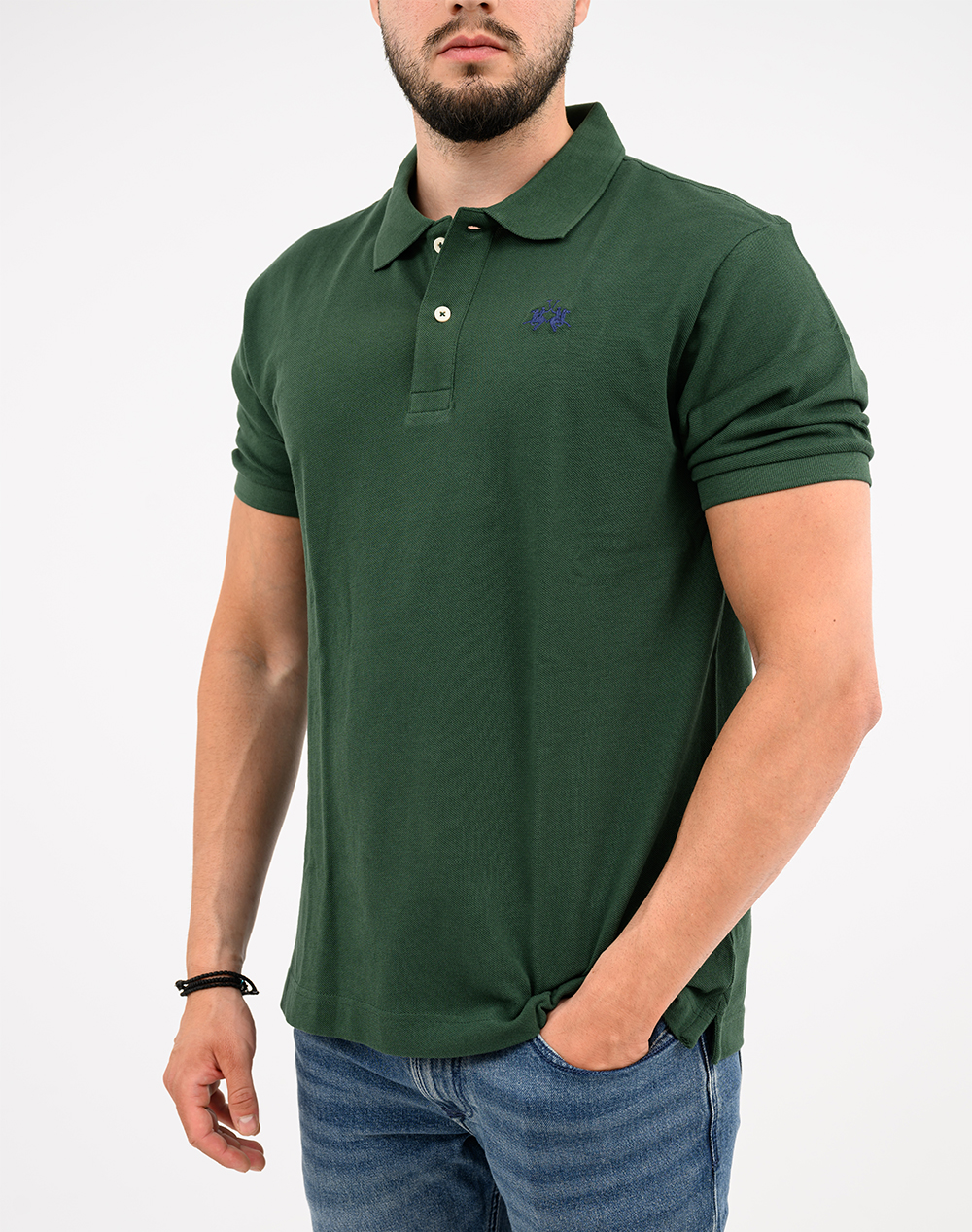 LA MARTINA БЛУЗА POLO KMMAN POLO S/S SLEEVE COTTON PIQ