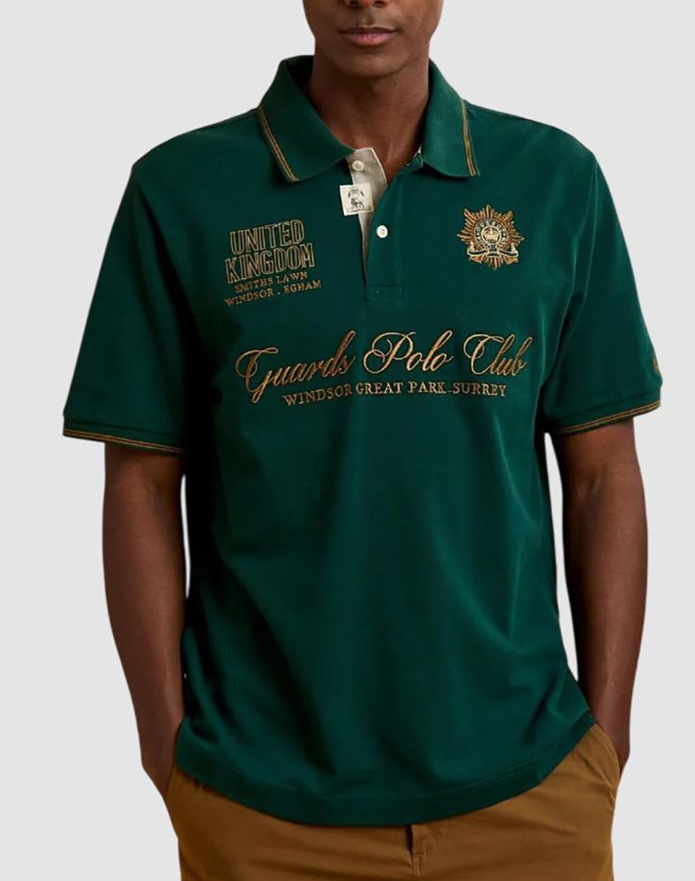 LA MARTINA BLOUSE POLO ΚΜ MAN S/S POLO PIQUET VISIBLE ST