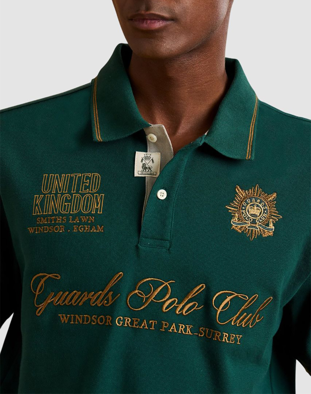 LA MARTINA BLOUSE POLO ΚΜ MAN S/S POLO PIQUET VISIBLE ST