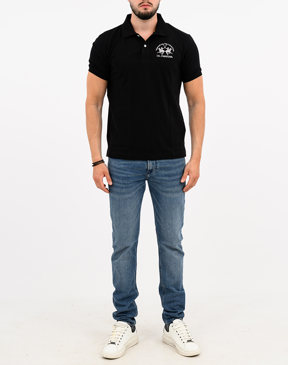 LA MARTINA БЛУЗА POLO KM MAN POLO S/S PIQUET STRETCH