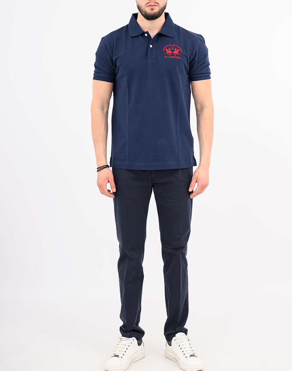 LA MARTINA БЛУЗА POLO KM MAN POLO S/S PIQUET STRETCH